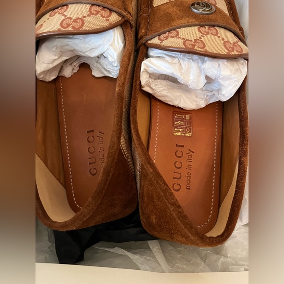 Brand new, in box Gucci men's driver moccasin loafers size 8.5 (US 9) - Picture 10 of 11